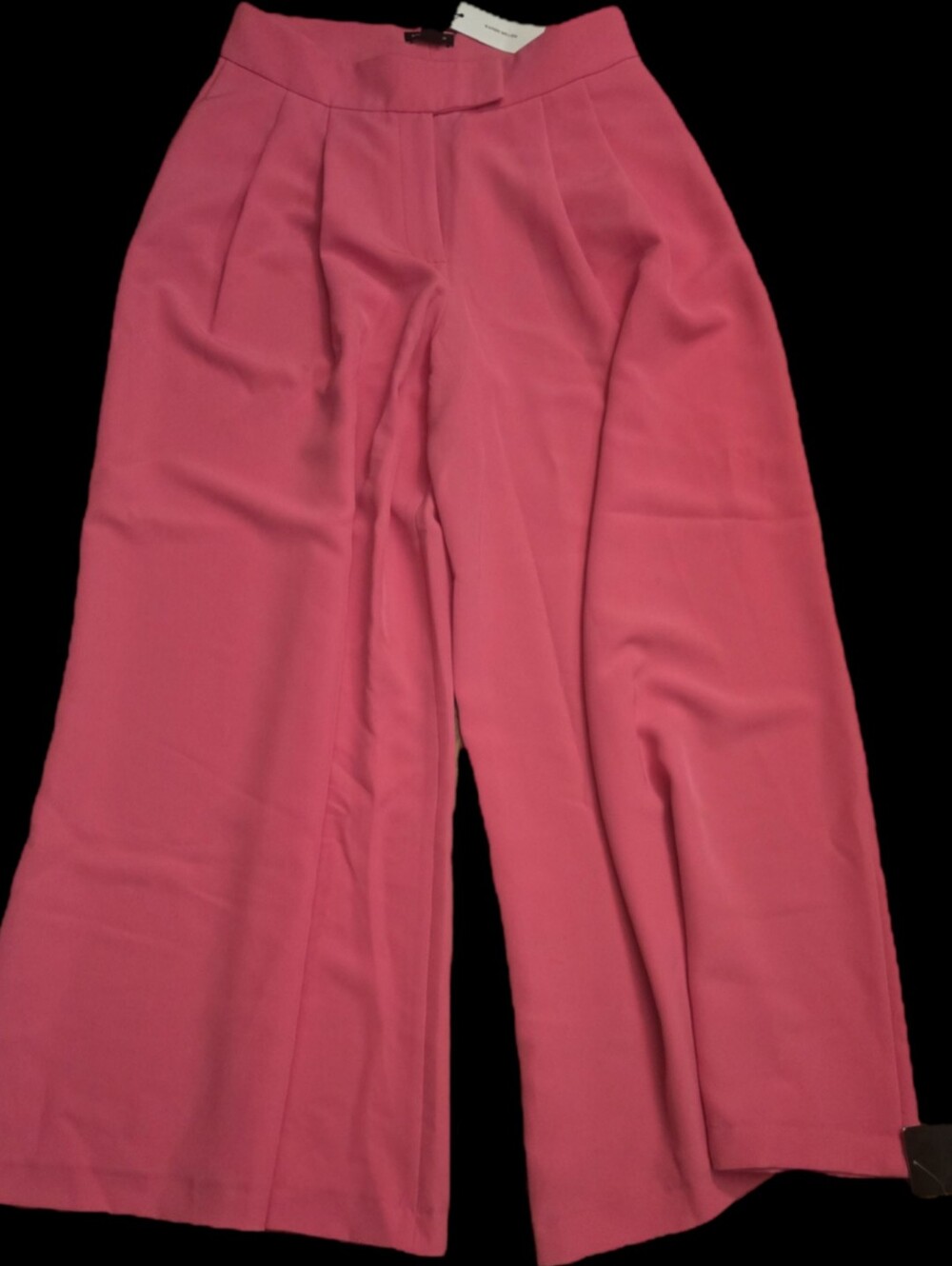 Karen Millen Wide-Leg Trousers in Hot Pink